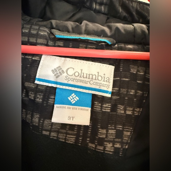 Columbia Toddler Winter Coat 3T Black Hooded Puffer Jacket Insulated - Picture 10 of 12